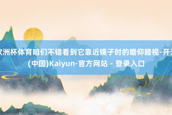 欧洲杯体育咱们不错看到它靠近镜子时的瞻仰瞪视-开云(中国)Kaiyun·官方网站 - 登录入口