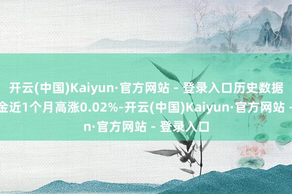 开云(中国)Kaiyun·官方网站 - 登录入口历史数据走漏该基金近1个月高涨0.02%-开云(中国)Kaiyun·官方网站 - 登录入口