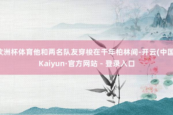 欧洲杯体育他和两名队友穿梭在千年柏林间-开云(中国)Kaiyun·官方网站 - 登录入口